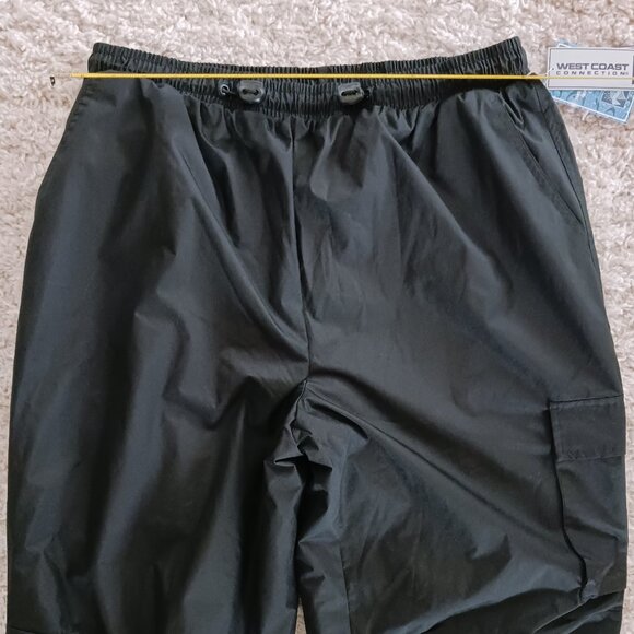NWT Unisex West Coast Connection Cargo Snow Pants Lined Black Size Large - Picture 9 of 11